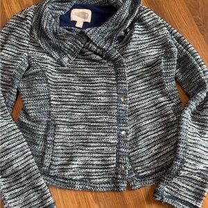 Forever 21 Black and White Striped Top